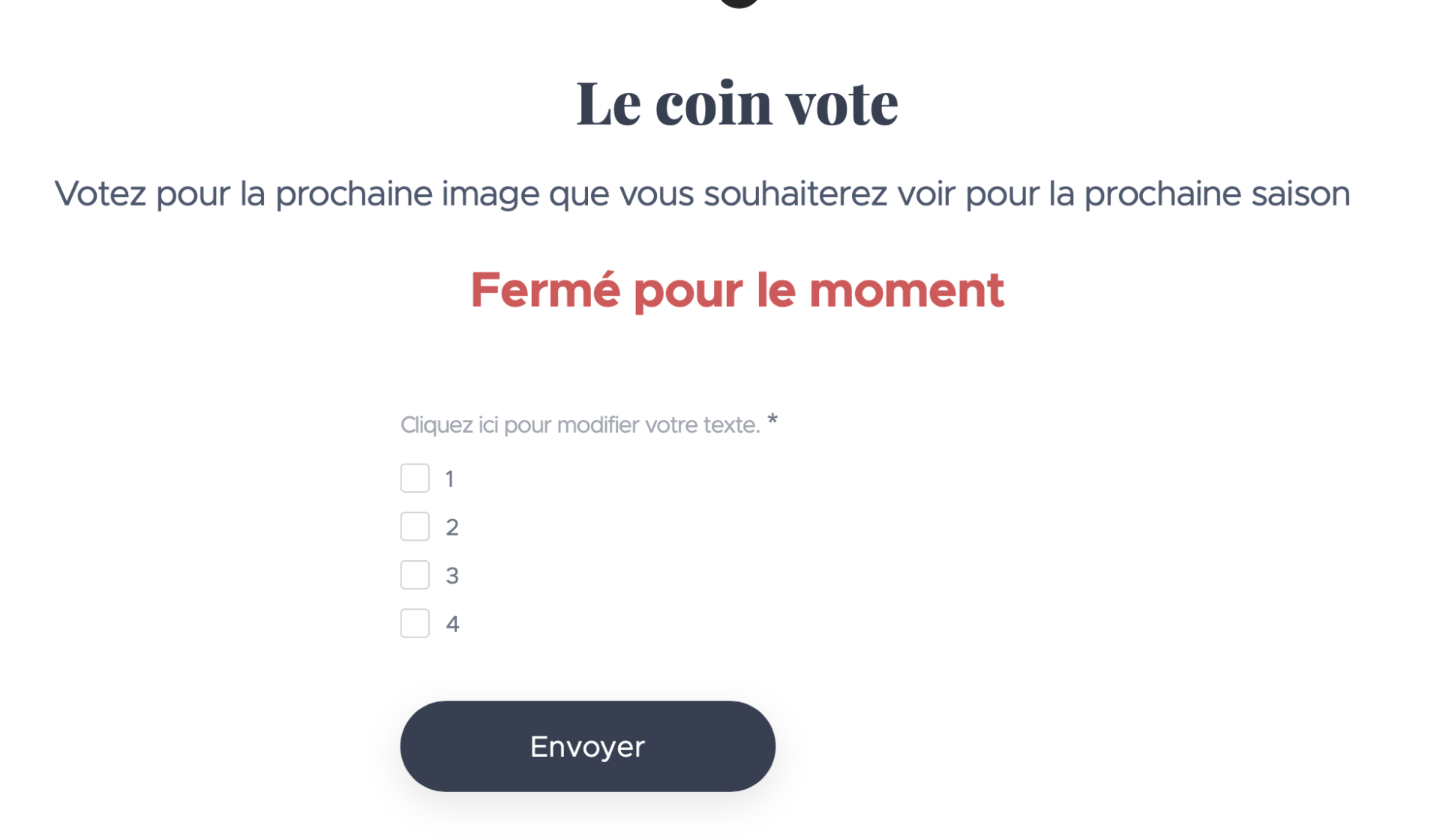 Ce formulaire est verrouillé